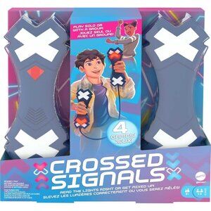 NEW Crossed Signals Game Electronic Game with Pair of Talking Light Wands